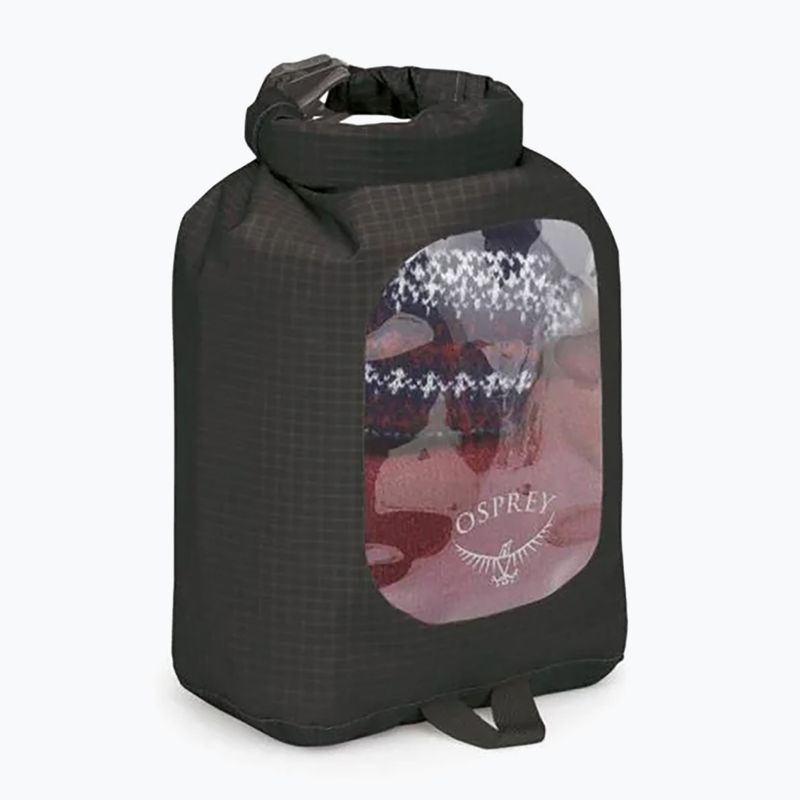 Sacco impermeabile Osprey DrySack w/Window 3 l nero 2