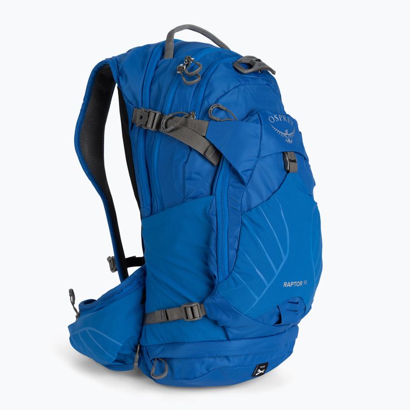 Zaino da bicicletta da uomo Osprey Raptor 14 l postal blu 2