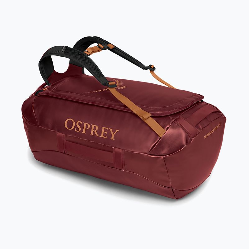 Borsa da viaggio Osprey Transporter 65 l rosso montagna 5