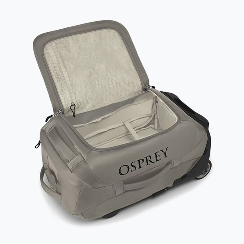 Osprey Transporter Wheeled Duffel borsa da viaggio 40 l tan cemento 3