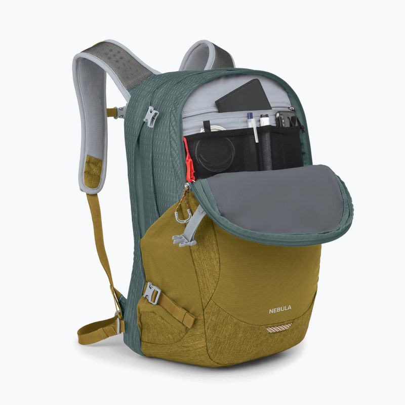 Zaino da città Osprey Nebula 32 l verde tunnel/brindle brown 4
