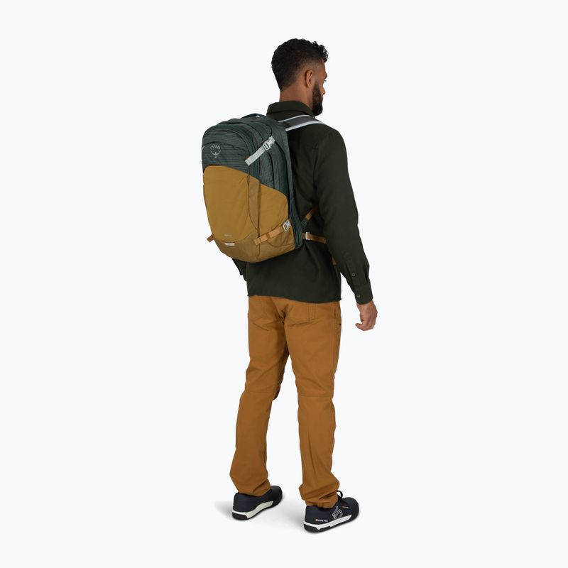 Zaino da città Osprey Nebula 32 l verde tunnel/brindle brown 8