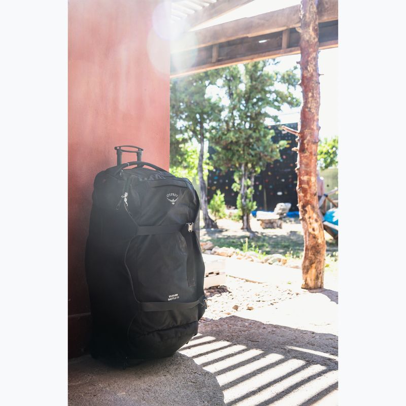 Borsa da viaggio Osprey Shuttle 130 l nero 9