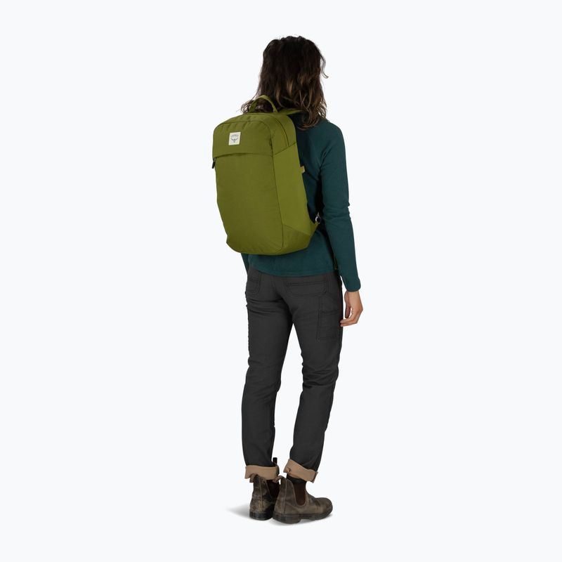 Zaino urbano Osprey Arcane Large Day 20 l verde matcha heather 7