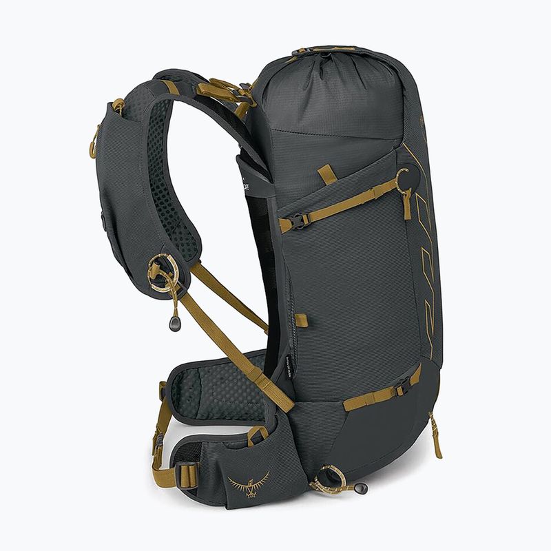 Zaino da trekking da uomo Osprey Talon Velocity 20 l dark charcoal/tumbleweed yellow 5