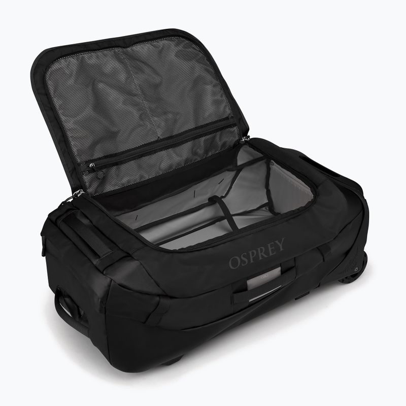 Osprey Transporter Wheeled Duffel 90 l raven black borsa da viaggio 4