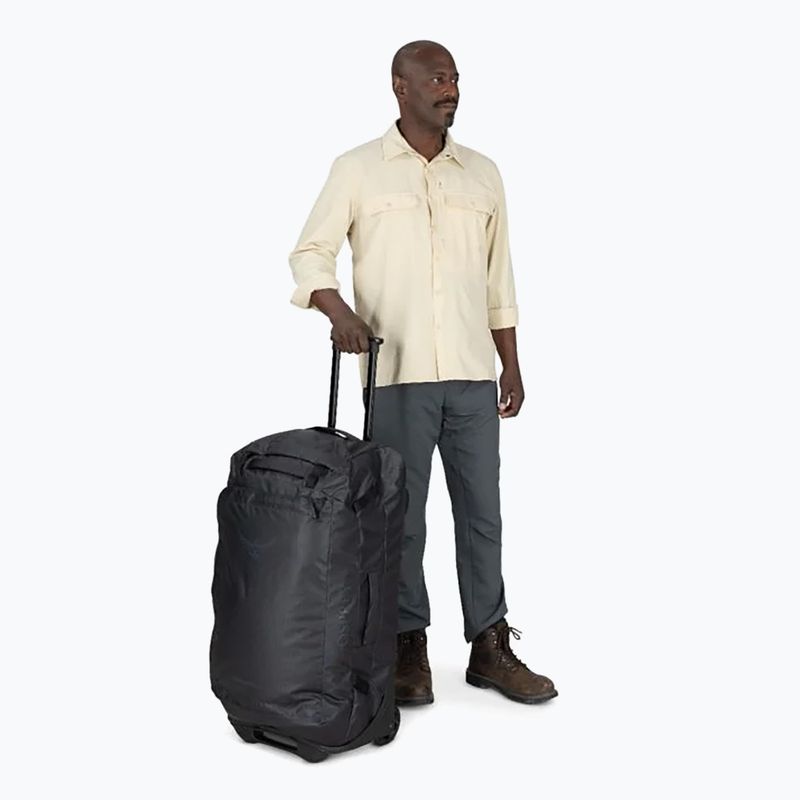 Osprey Transporter Wheeled Duffel 90 l raven black borsa da viaggio 5