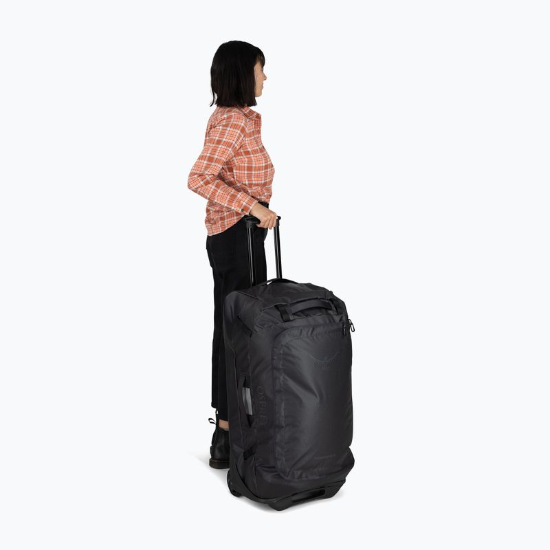 Osprey Transporter Wheeled Duffel 90 l raven black borsa da viaggio 5