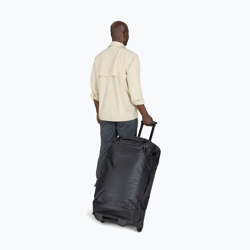 Osprey Transporter Wheeled Duffel 90 l raven black borsa da viaggio 9