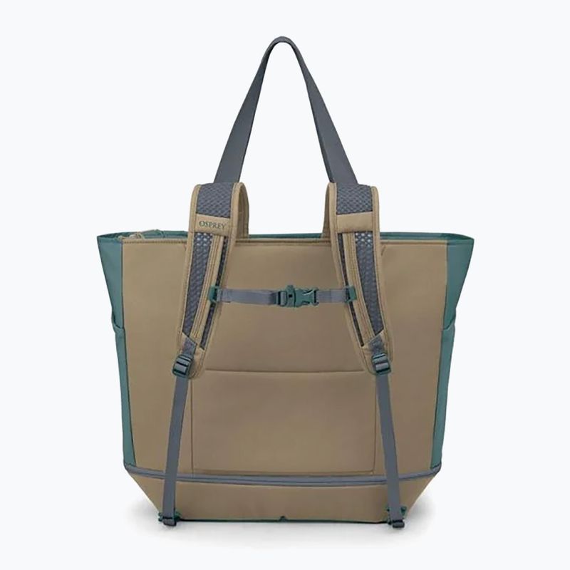 Osprey Daylite Large Tote 26 l borsa da viaggio blu cascata / marrone latte 2