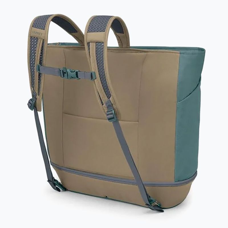Osprey Daylite Large Tote 26 l borsa da viaggio blu cascata / marrone latte 3
