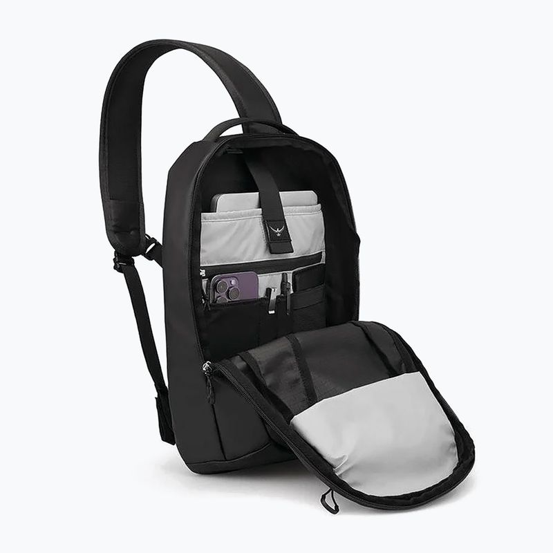 Zaino urbano monospalla Osprey Transporter Sling raven black 4