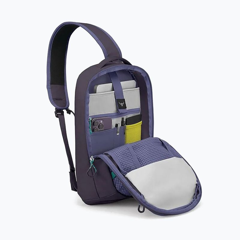 Zaino urbano monospalla Osprey Transporter Sling euphoria purple 4