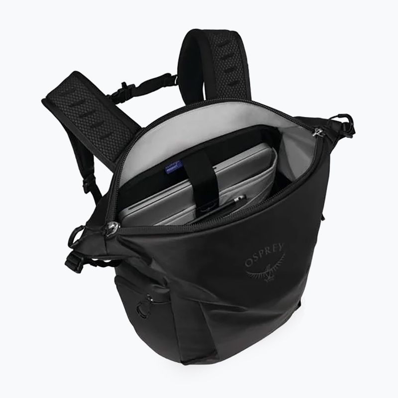Zaino da città Osprey Transporter Zinch 22 l raven black 4