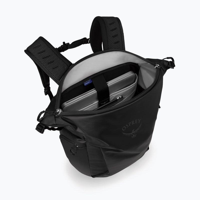Zaino da città Osprey Transporter Zinch 22 l raven black 4