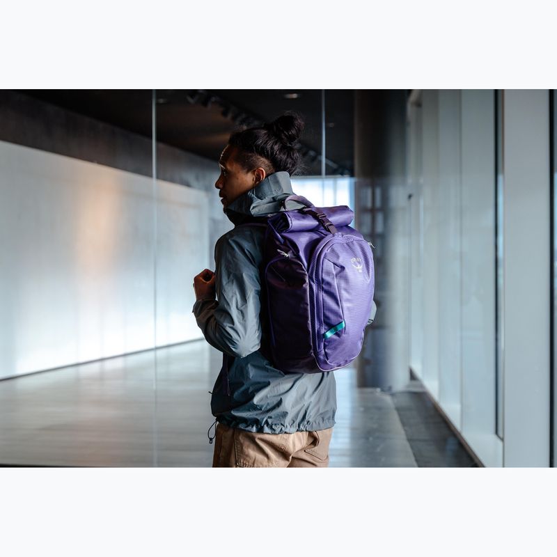 Zaino urbano Osprey Transporter Roll Top 30 l euphoria purple 5