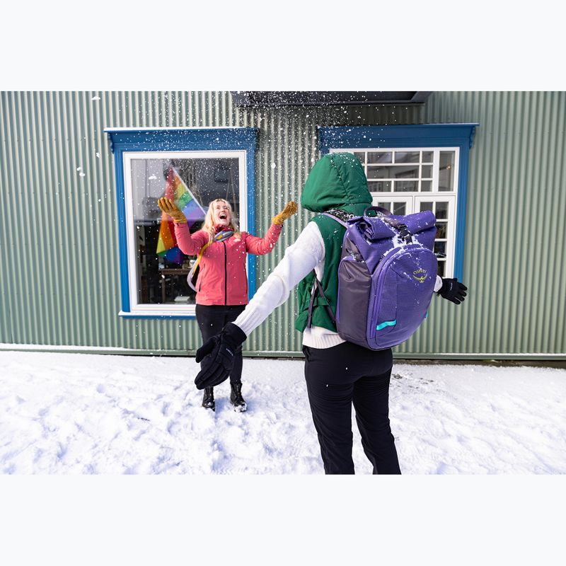 Osprey Transporter Roll Top 20 l zaino da città euphoria viola 7