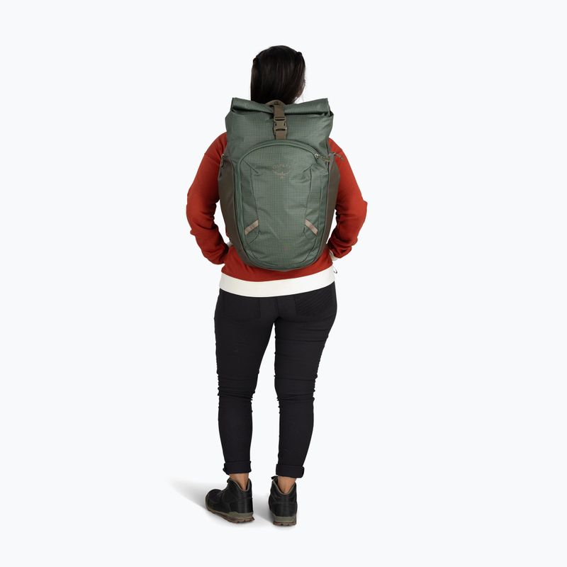 Zaino Osprey Transporter Roll Top 20 l pine leaf city 8