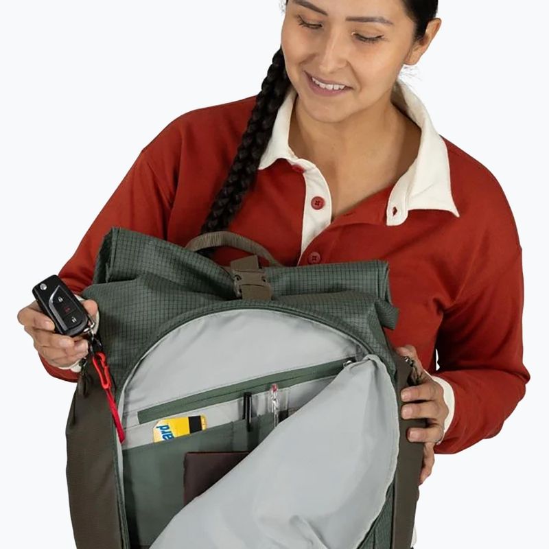 Zaino Osprey Transporter Roll Top 20 l pine leaf city 11