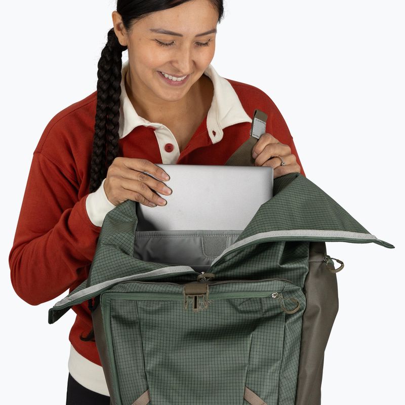 Zaino Osprey Transporter Roll Top 20 l pine leaf city 12