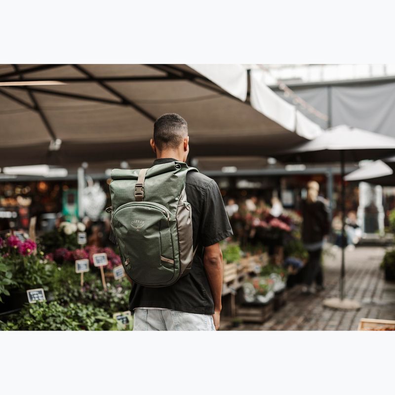 Zaino urbano Osprey Transporter Roll Top 30 l foglia di pino 17