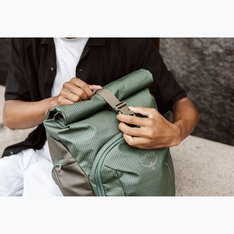 Zaino urbano Osprey Transporter Roll Top 30 l foglia di pino 19