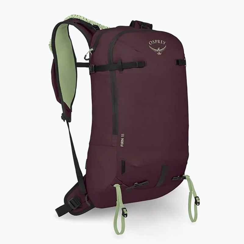 Osprey Firn 18 l zaino da paracadutismo sambuco viola/verde menta 2