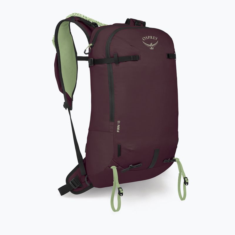 Osprey Firn 18 l zaino da paracadutismo sambuco viola/verde menta 2