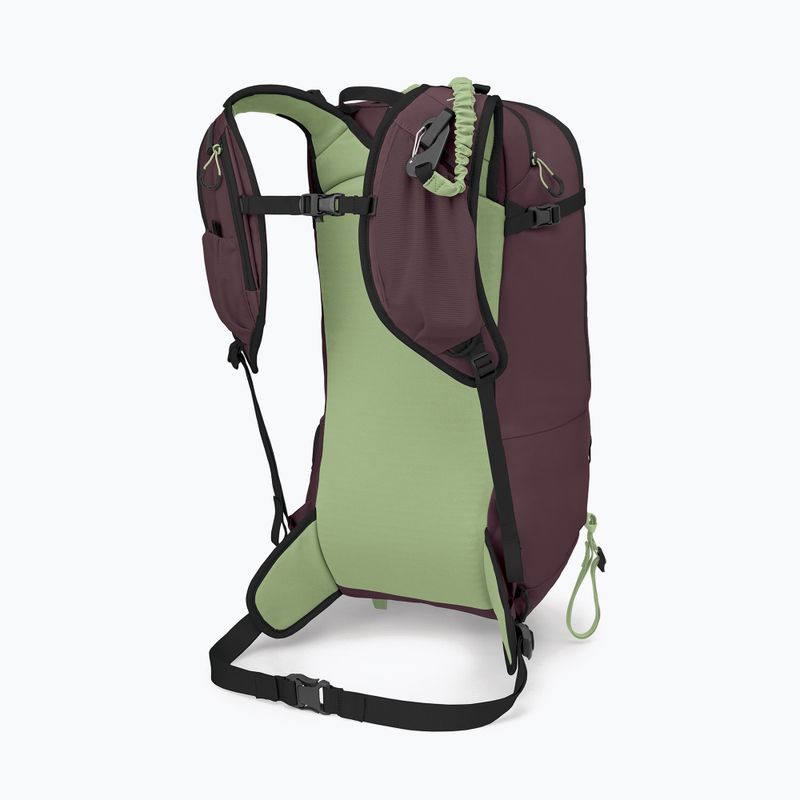 Osprey Firn 18 l zaino da paracadutismo sambuco viola/verde menta 4