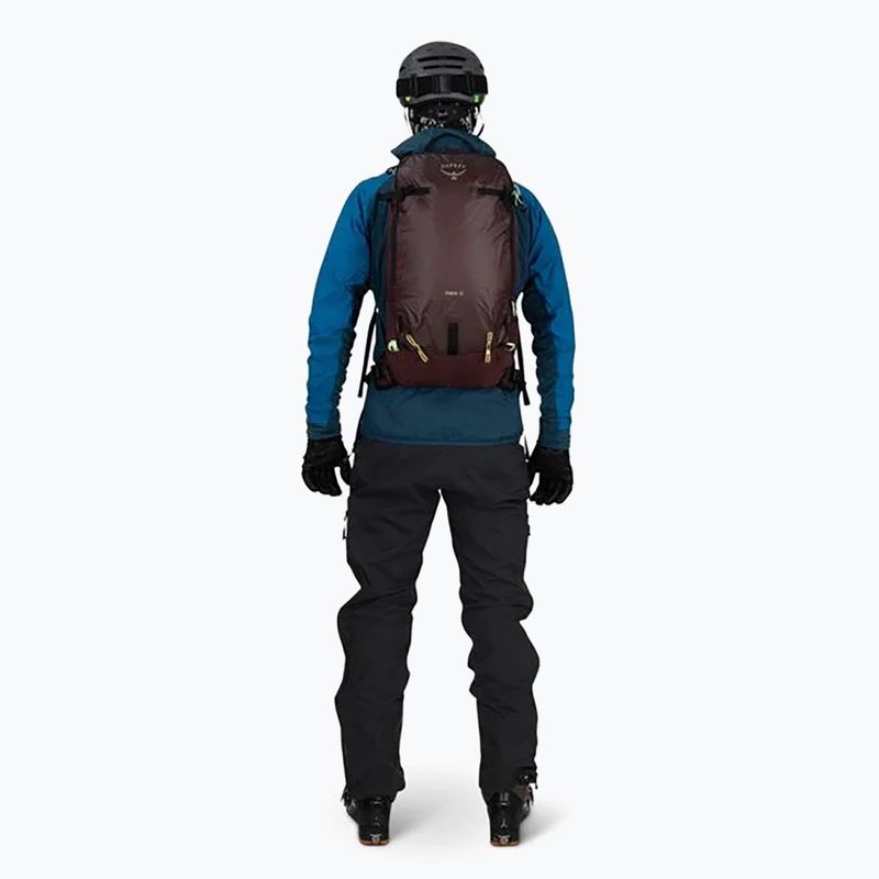 Osprey Firn 18 l zaino da paracadutismo sambuco viola/verde menta 4