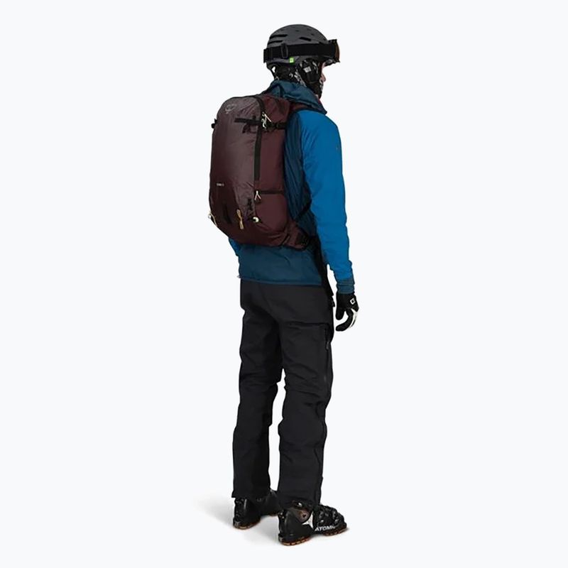 Osprey Firn 18 l zaino da paracadutismo sambuco viola/verde menta 5