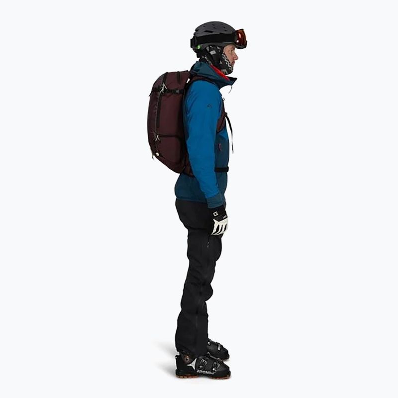 Osprey Firn 18 l zaino da paracadutismo sambuco viola/verde menta 6