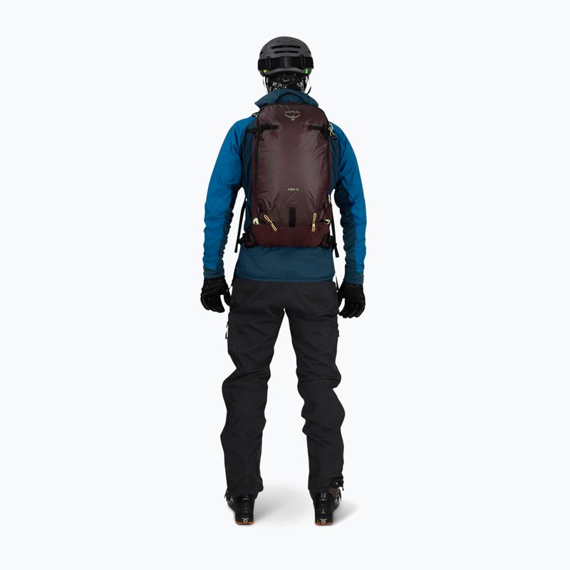 Osprey Firn 18 l zaino da paracadutismo sambuco viola/verde menta 9