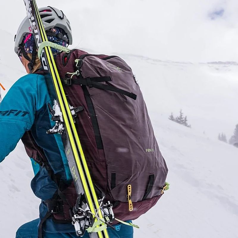 Osprey Firn 18 l zaino da paracadutismo sambuco viola/verde menta 11