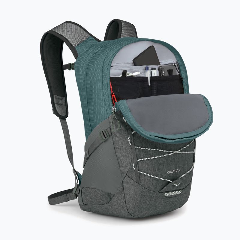 Zaino Osprey Quasar 26 l blu cascata / grigio carbone 4