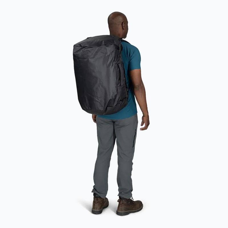 Osprey Transporter Duffel borsa da viaggio 65 l raven nero 5