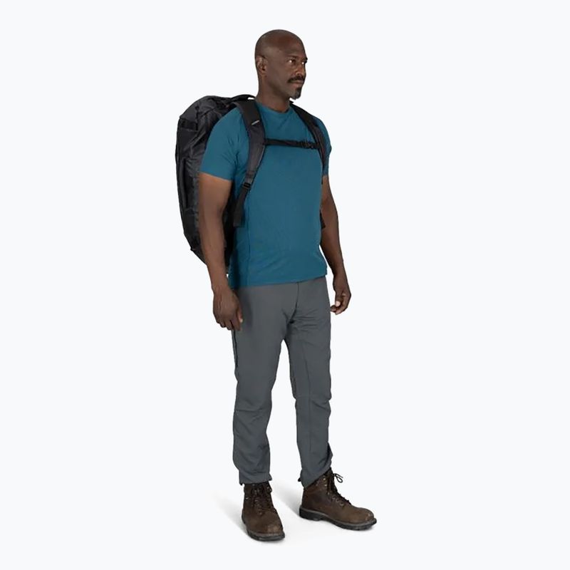 Osprey Transporter Duffel borsa da viaggio 65 l raven nero 6