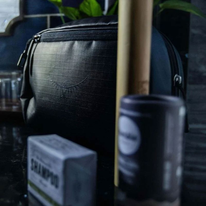 Osprey Transporter Kit da toilette grande nero corvino 5