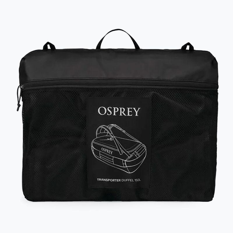 Osprey Transporter Duffel 150 l raven black borsa da viaggio 5