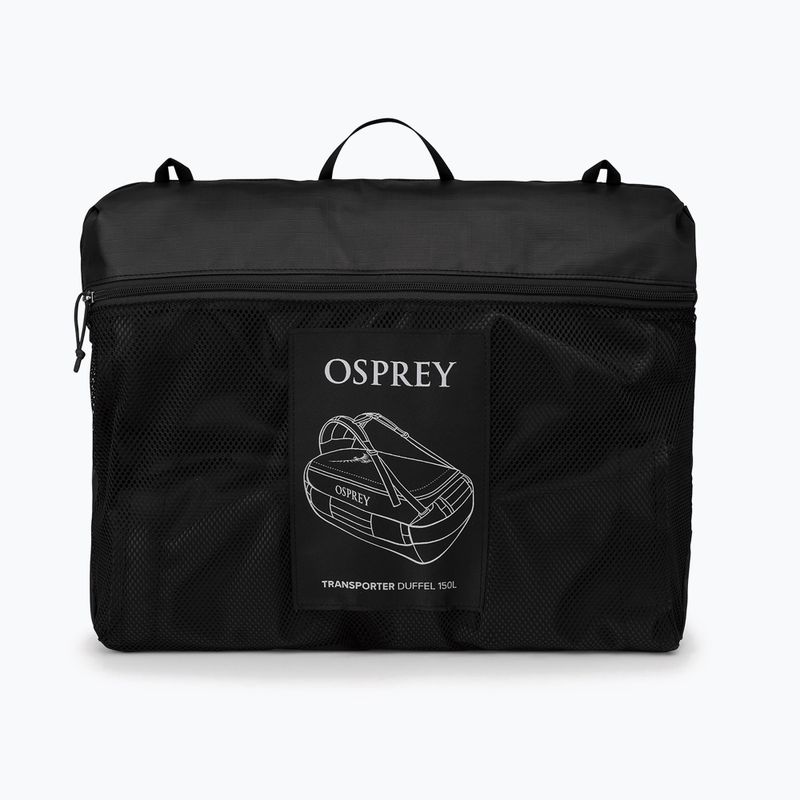 Osprey Transporter Duffel 150 l raven black borsa da viaggio 5