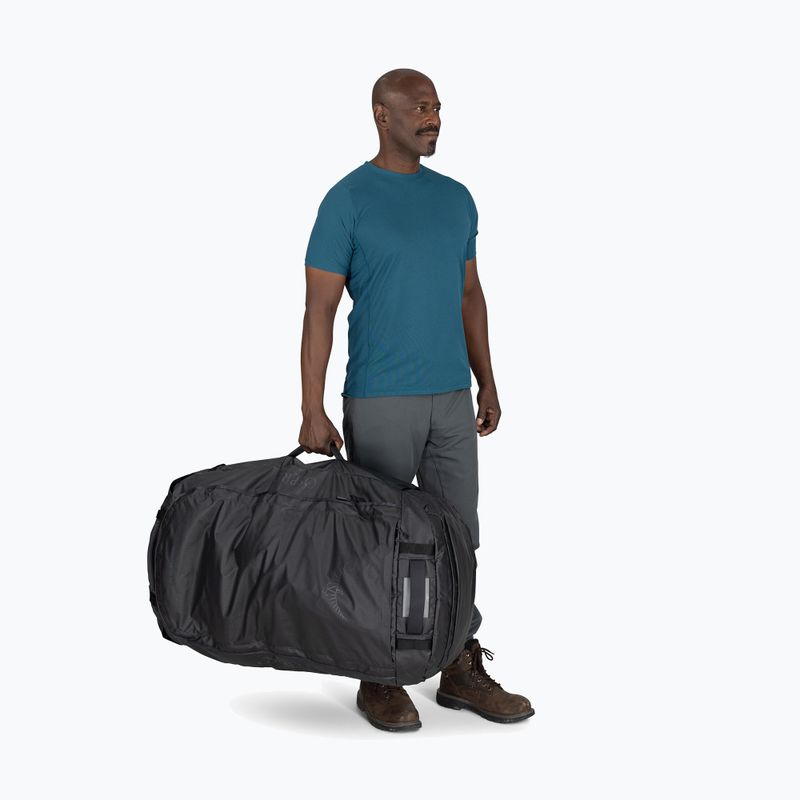 Osprey Transporter Duffel 150 l raven black borsa da viaggio 6