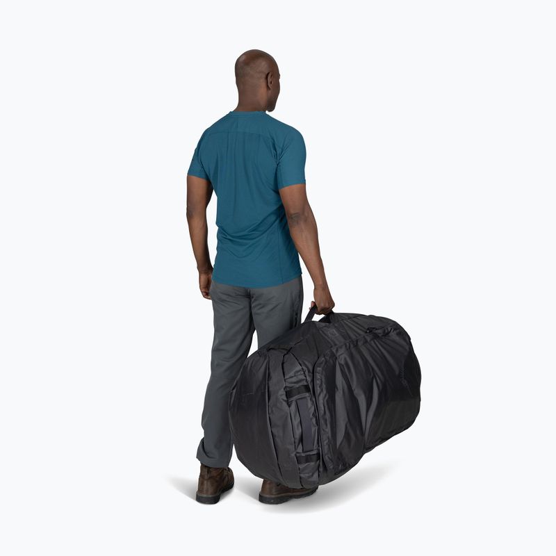 Osprey Transporter Duffel 150 l raven black borsa da viaggio 7