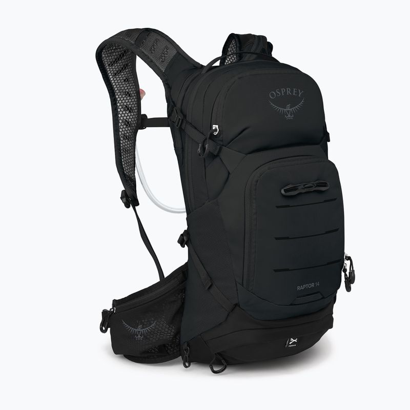 Zaino da bicicletta Osprey Raptor 14 + serbatoio da 2,5 l nero 2