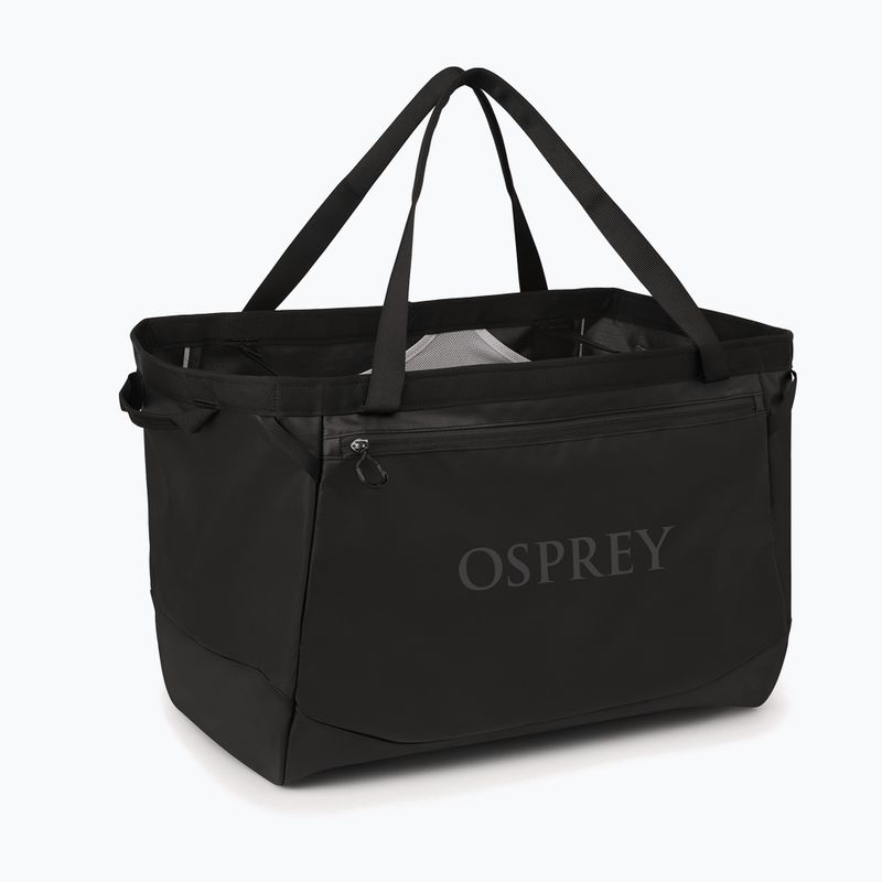 Borsa da viaggio Osprey Transporter Gear Tote 60 l raven black/black 2