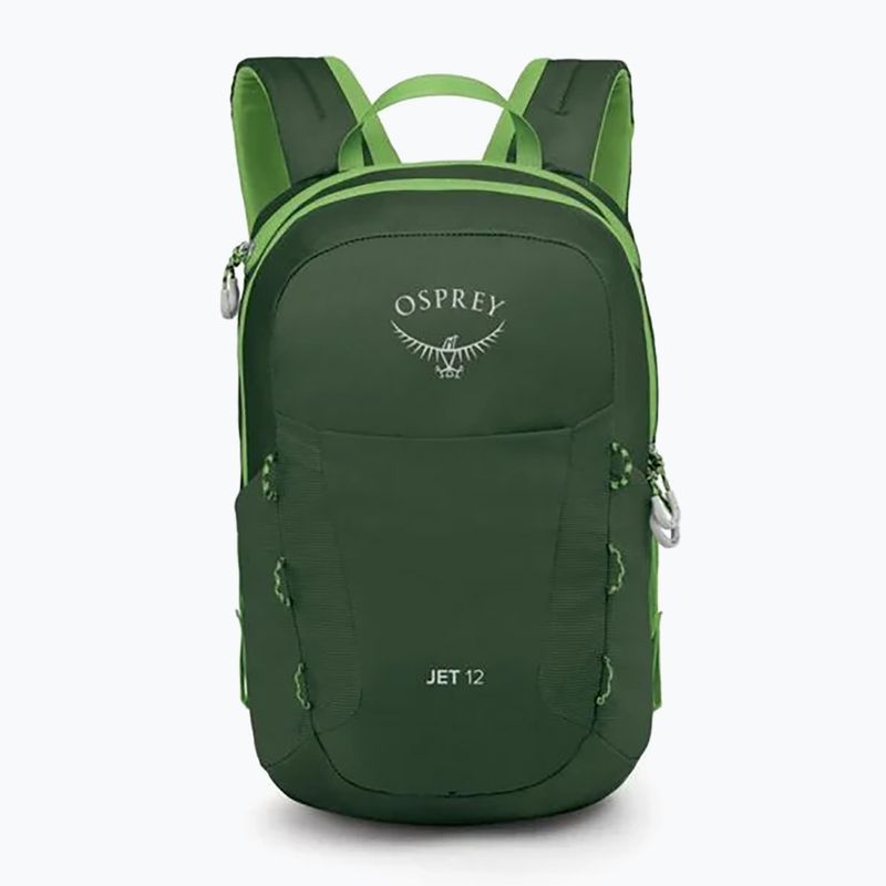 Zaino da trekking Osprey Jet 12 l verde canopy / verde limeline per bambini
