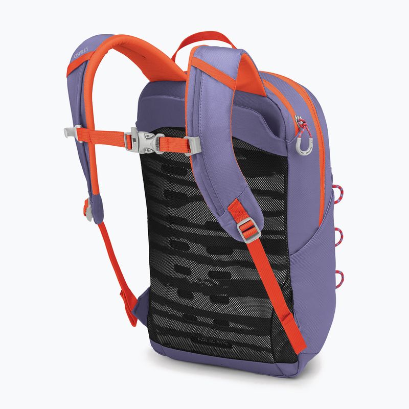 Zaino da trekking Osprey Jet 12 l euphoria purple / mars orange per bambini 3