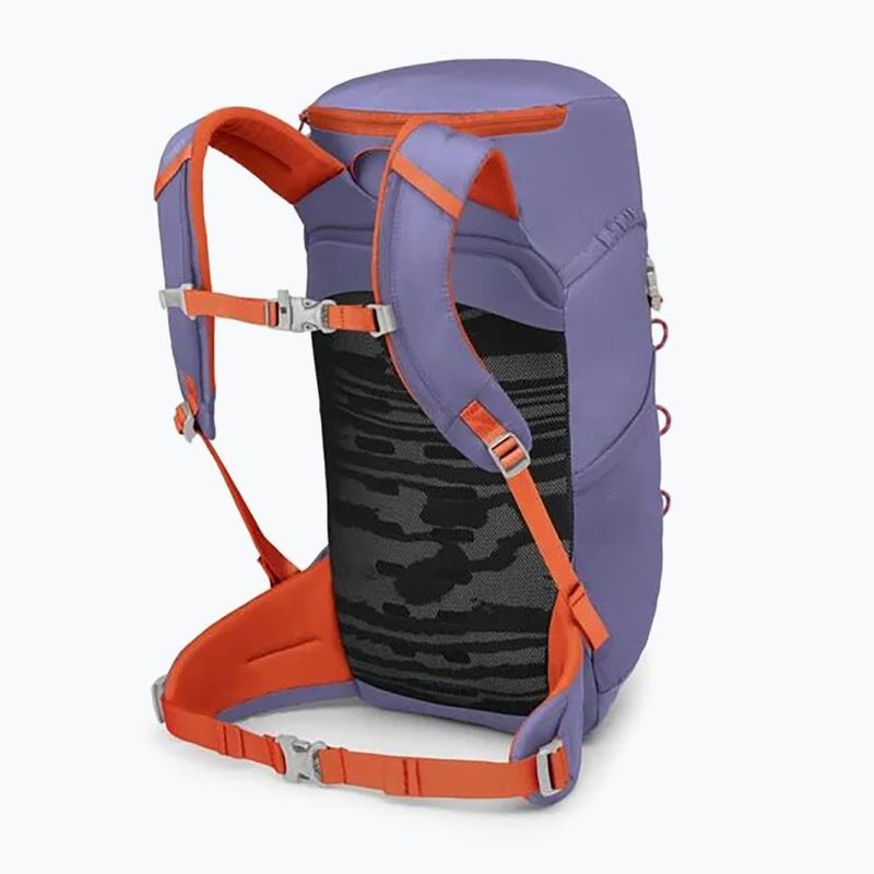 Zaino da trekking per bambini Osprey Jet 18 l euphoria purple/ mars orange 2