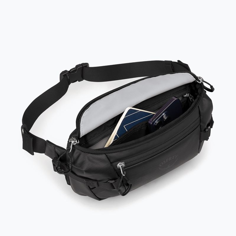 Osprey Transporter Waist Pack 3 l raven black kidney pouch 4