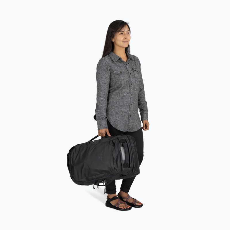 Borsa da viaggio Osprey Transporter Squffel 70 l raven black 5