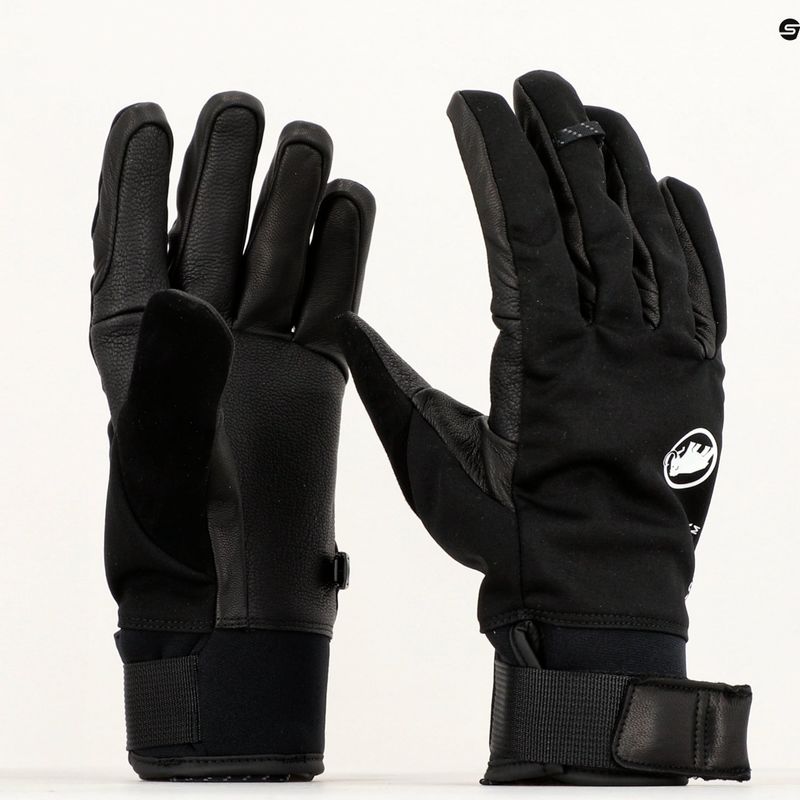 Guanti da trekking Mammut Astro Guide nero 7
